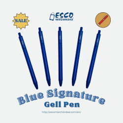 Blue Signature Gell Pen